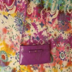 KATE SPADE spotted crossbody bag purple